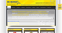 Desktop Screenshot of hibondcement.com